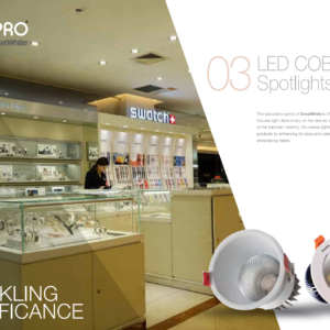 GreatWhite Lumapro LED COB Spotlight