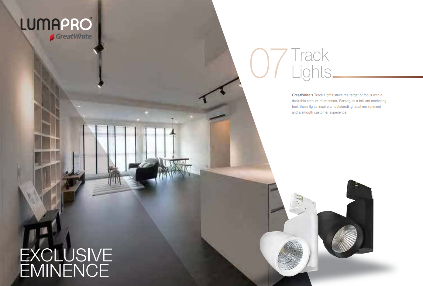 GreatWhite Lumapro LED Track Light
